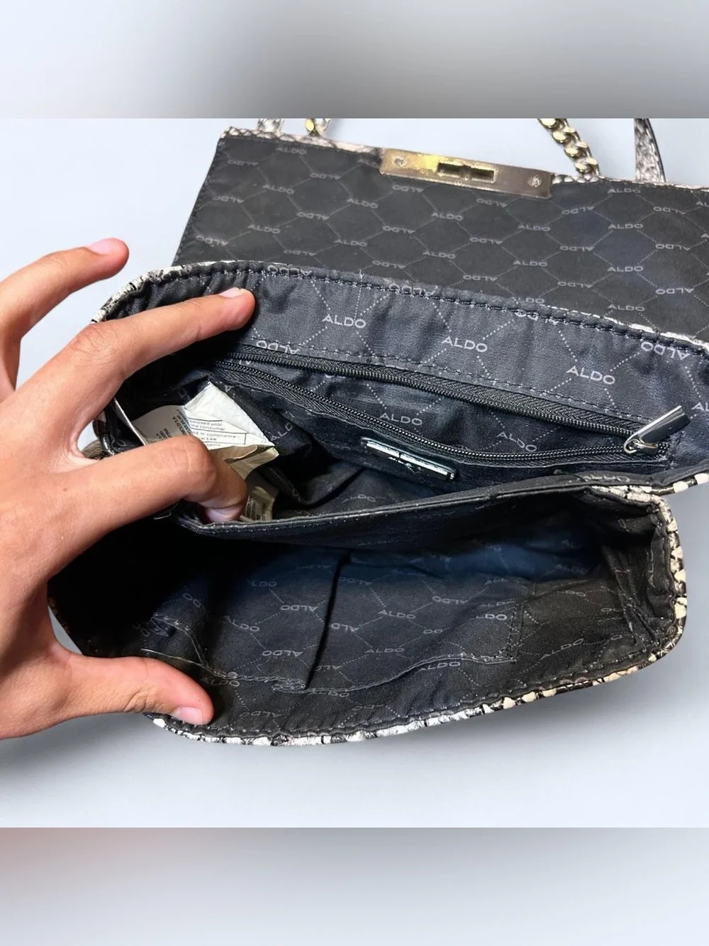 Grunge Animal Print Crossbody Bag by Aldo!